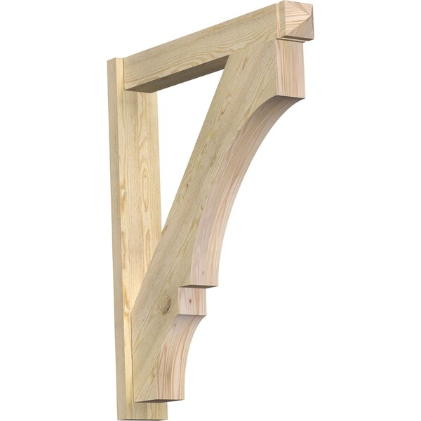 Ekena Millwork Balboa Arts & Crafts Rough Sawn Outlooker, Douglas Fir, 6"W x 36"D x 44"H OUT06X36X44BOA03RDF - main